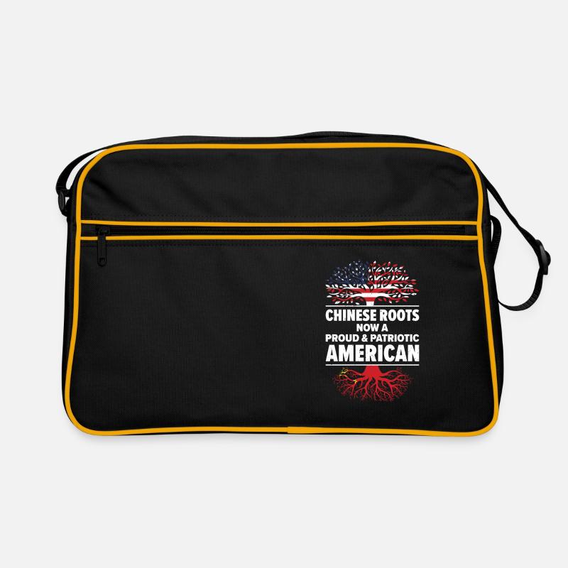 Né chinois Chine États-Unis Sac Retro