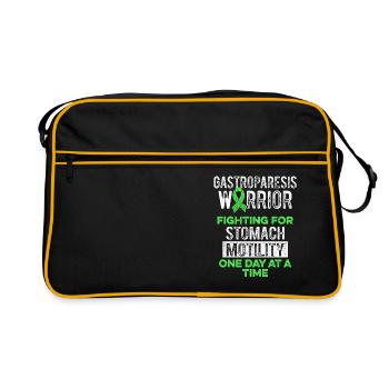 Gastroparesis Awareness Warrior Survivor - Retro Bag - black/gold - Front
