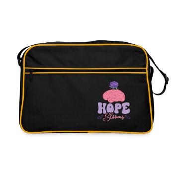 Infirmière Alzheimer’s Awareness Medical - Sac Retro - noir/or - Devant