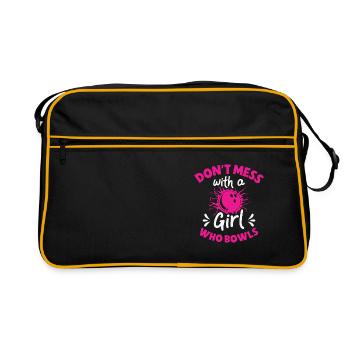 Bowling Femmes Bowler Ball Strike - Sac Retro - noir/or - Devant