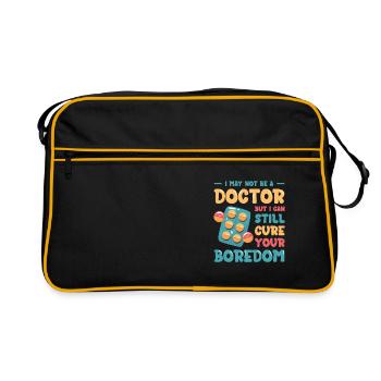 Pharmacy Technician Pharmacist Tech CPHT - Retro Bag - black/gold - Front