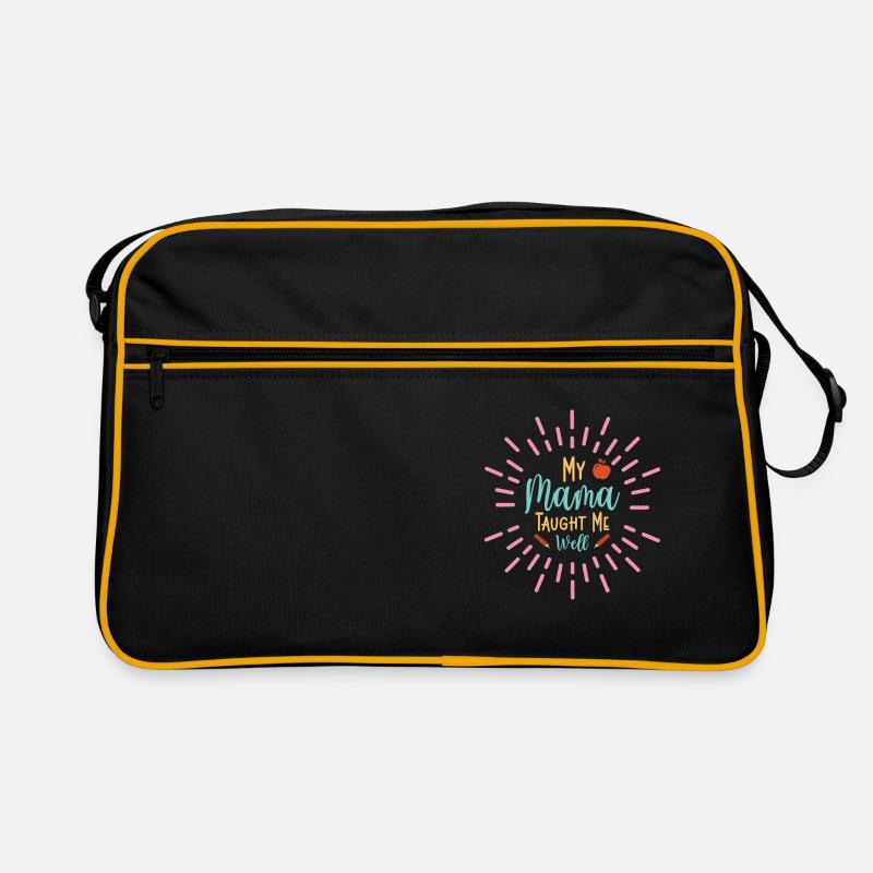 Muttertag Lehrer Oma Lehrerin Mutter Retro Tasche