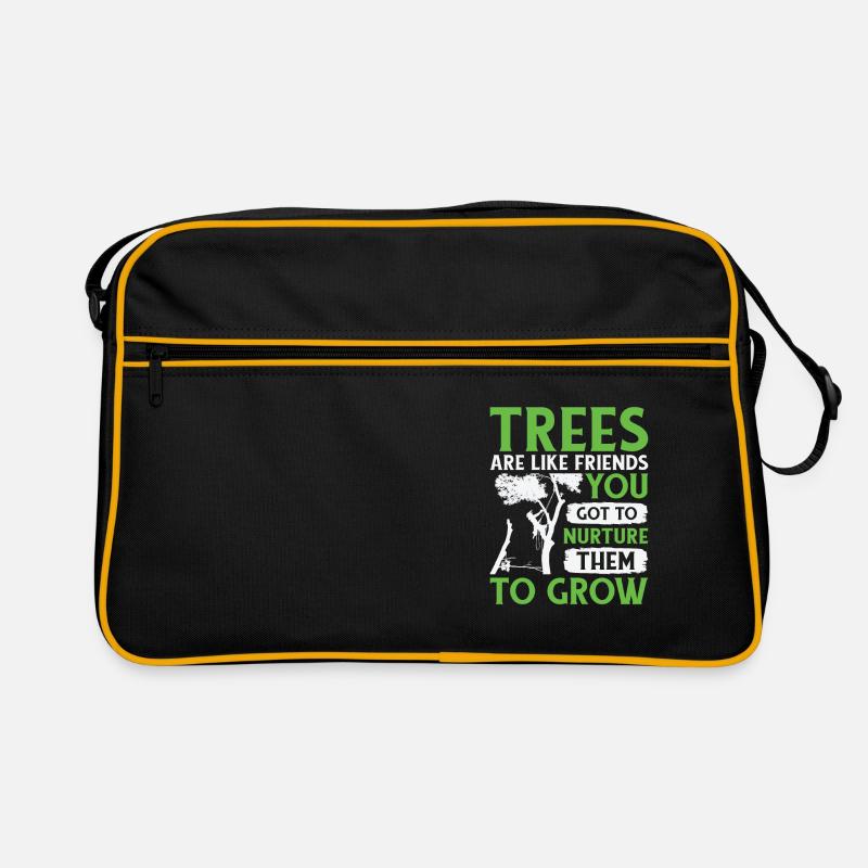 Baumpfleger Baumschneider Kettensäge Holzfäller Retro Tasche