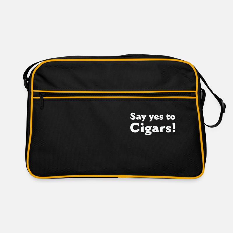 Zigarre Rauchen Zigarren Raucher Retro Tasche