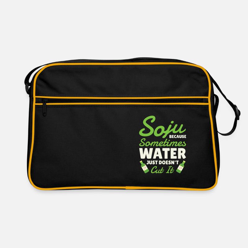 Soju Korean Wine Drink Corée Sac Retro