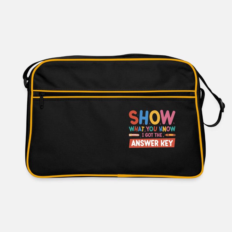 Test Day Teacher Testing Day School Staar Test Retro Bag
