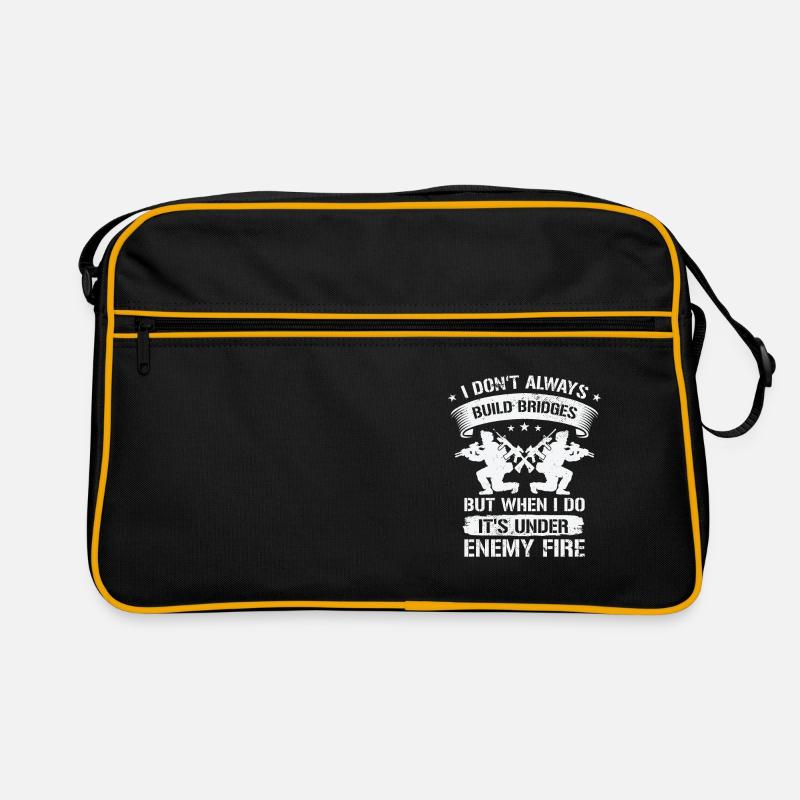 Combat Engineer Engineering Armee Retro Tasche