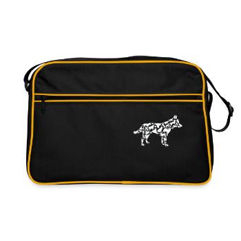 Siberian Husky Dog Mom Siberian Husky Dad - Retro Bag - black/gold - Front