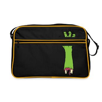 pince Zombie - Sac Retro - noir/or - Devant