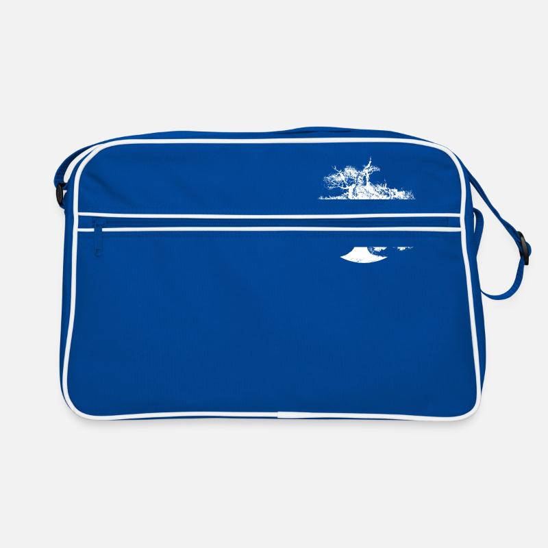 Baum Wald Klimawandel nachhaltiger Umweltschutz Retro Tasche
