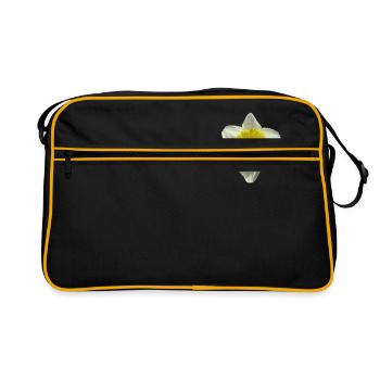 fleur de narcisse - Sac Retro - noir/or - Devant