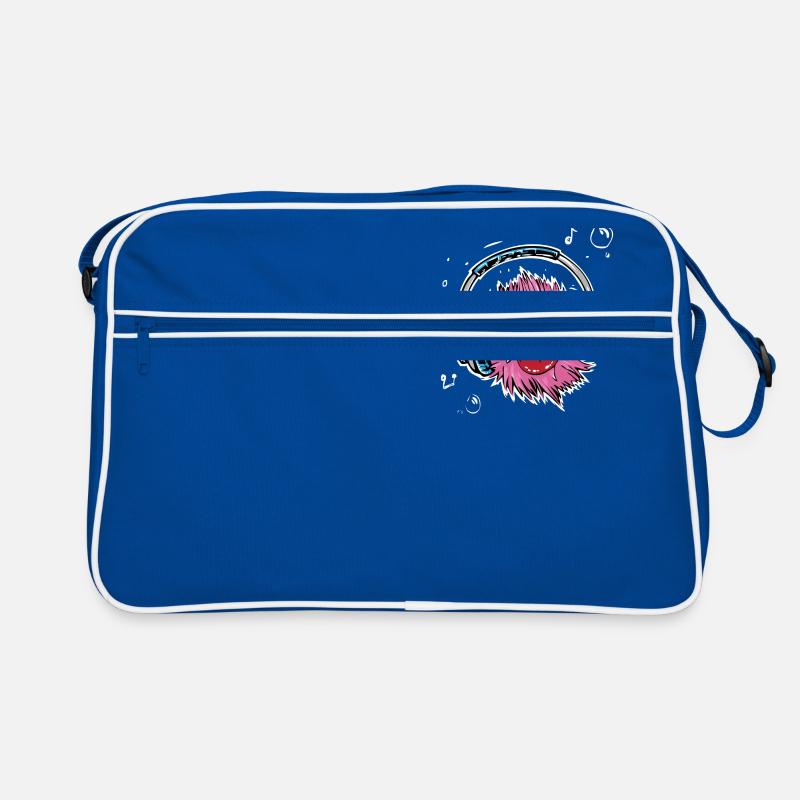 rosa monster Retro Tasche