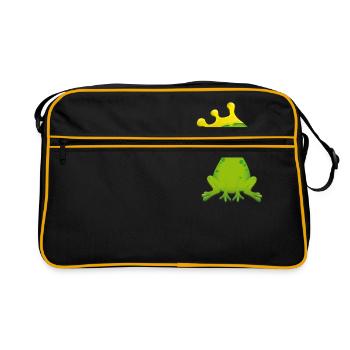 Nerd Frog - Sac Retro - noir/or - Devant