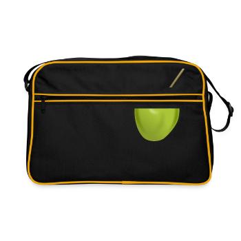 Coconut milk - Retro Bag - black/gold - Front