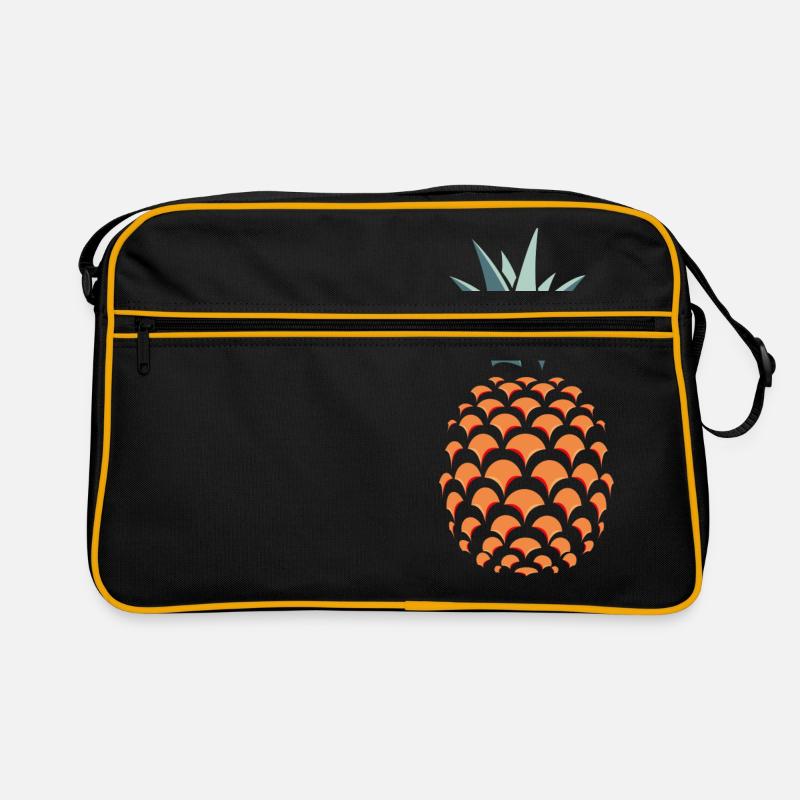 3D Ananas Retro Tasche