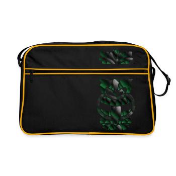 The Big Chief - Retro Bag - black/gold - Front