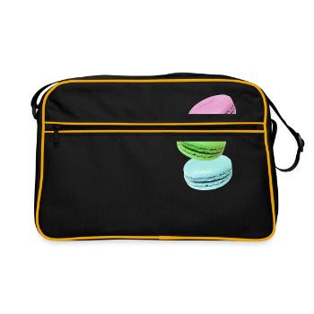 Macarons - Sac Retro - noir/or - Devant