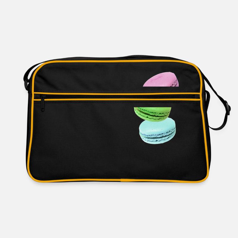 Macarons - Sac Retro - noir/or