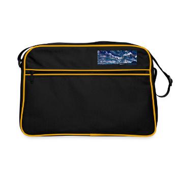 Midnight - Retro Tasche - Schwarz/Gold - Vorne