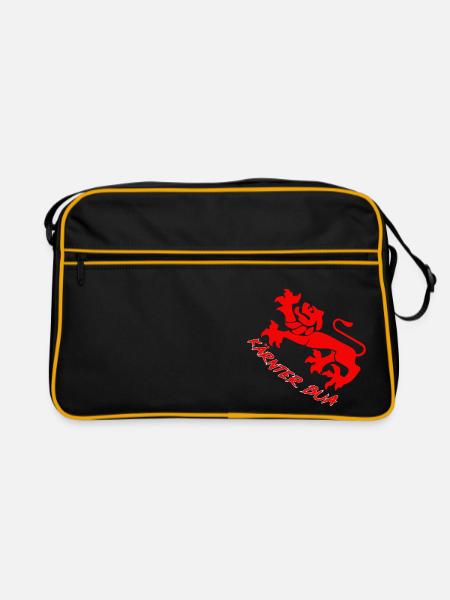 Kärntner Bua - Retro Tasche - Schwarz/Gold