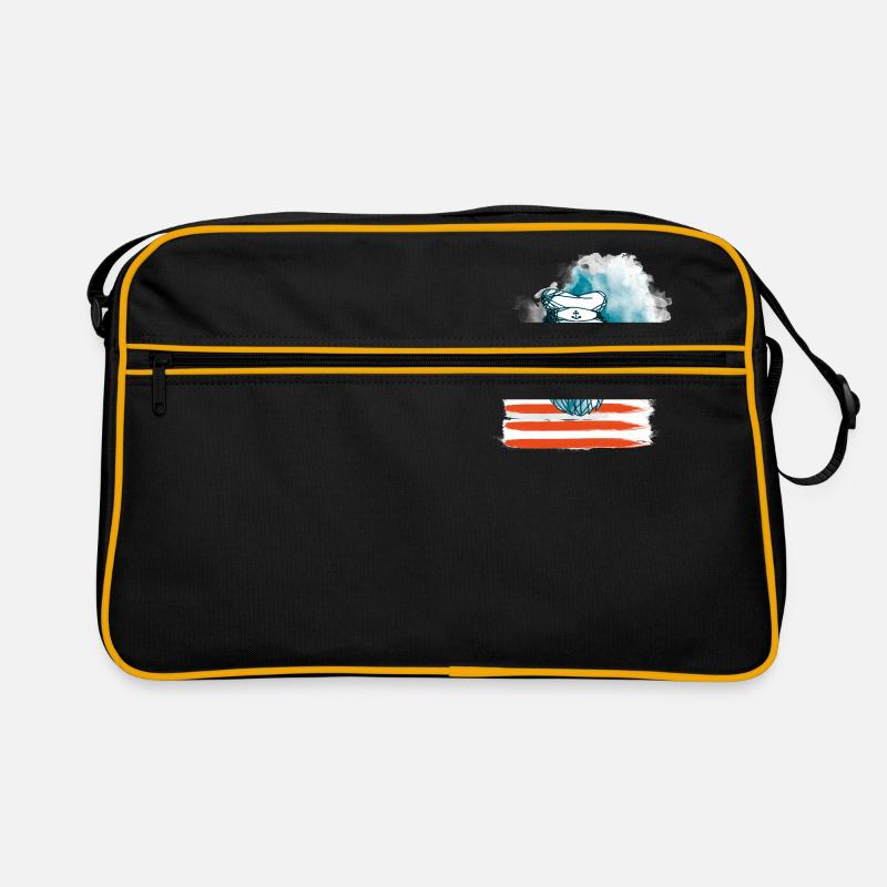 Der alte Seebär - Maritim Serie von AP-Design Retro Tasche