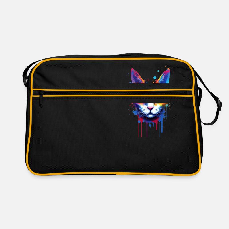 Chat extravagant Sac Retro