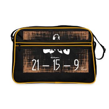 Fran White - Sac Retro - noir/or - Devant
