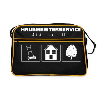 Travailler autour de la maison - service de conciergerie - Sac Retro - noir/or - Devant