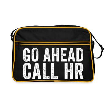 Go ahead, call the HR department! Sarkas - Retro Bag - black/gold - Front