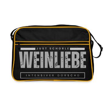 Juste spritzer - Sac Retro - noir/or - Devant