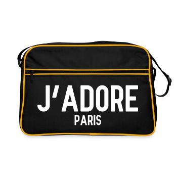 J’Adore Paris - J’aime Paris - France - Frankreich - Sac Retro - noir/or - Devant