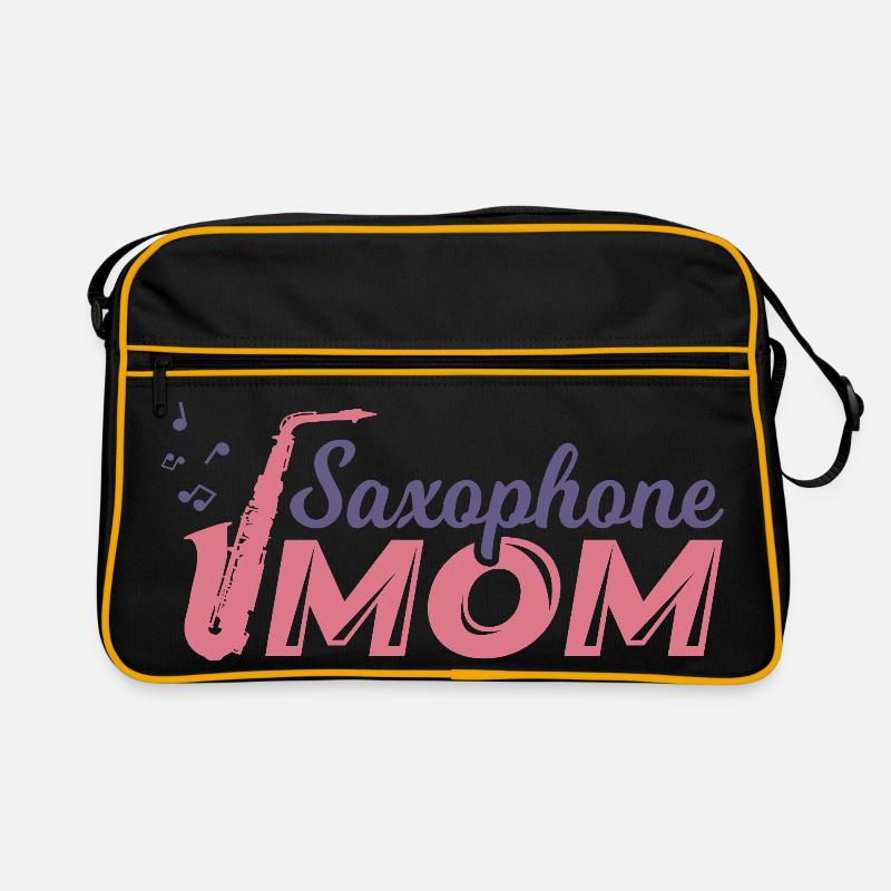 Saxophon Mutter Retro Tasche