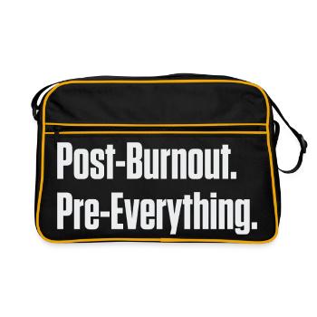 Post-Burnout Pre-Everything - Retro Bag - black/gold - Front