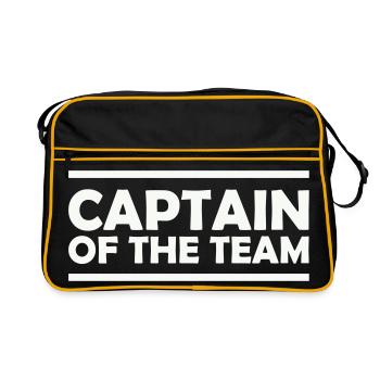 Capitaine de l’équipe - Sac Retro - noir/or - Devant