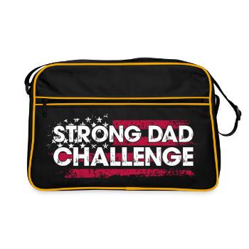 Strong Dad Challenge - Retro Bag - black/gold - Front