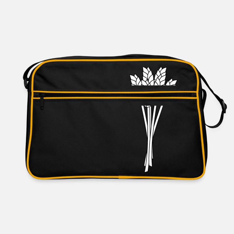 getreide corn cereal wheat weizen veggie gemuese v Retro Tasche