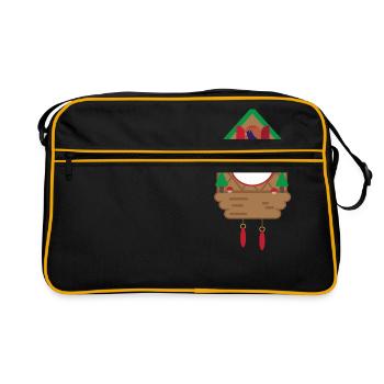 black forest Cuckoo Clock Black Forest 03 0440 - Retro Bag - black/gold - Front