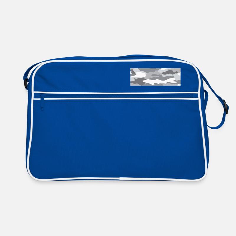snow camo Retro Bag