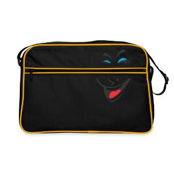 Smiley - Sac Retro - noir/or - Devant