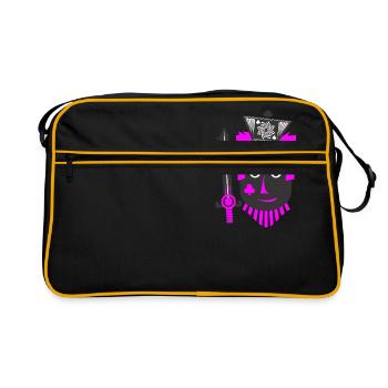 Reine rose - Sac Retro - noir/or - Devant