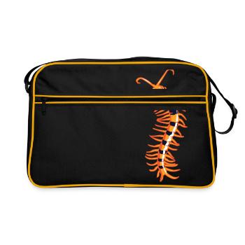 Skolopender Centipede Centipede: poison toxique - Sac Retro - noir/or - Devant