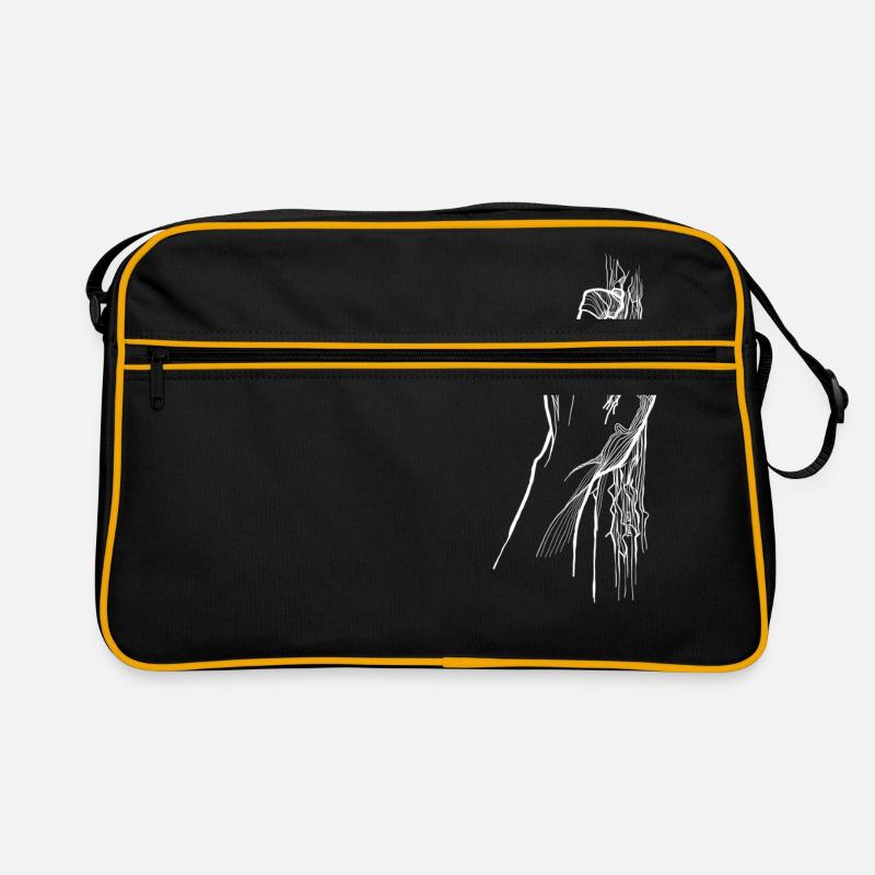 Climbing fingers - Retro Bag - black/gold