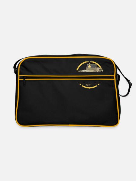 Véhicule militaire hors route - Sac Retro - noir/or - Devant
