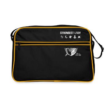 war and order lady - Retro Bag - black/gold - Front