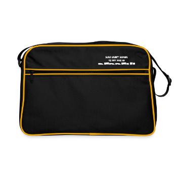 On sait moana - blanc - Sac Retro - noir/or - Devant