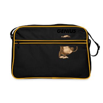 génie - Sac Retro - noir/or - Devant