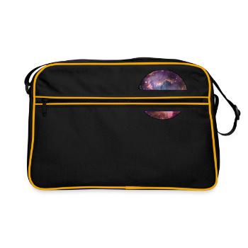 Galaxy - Space - Stars - Cosmic - Art - Universe T - Sac Retro - noir/or - Devant