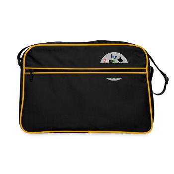VIDEO GAMES, THIS CONSOLE! - Retro Bag - black/gold - Front