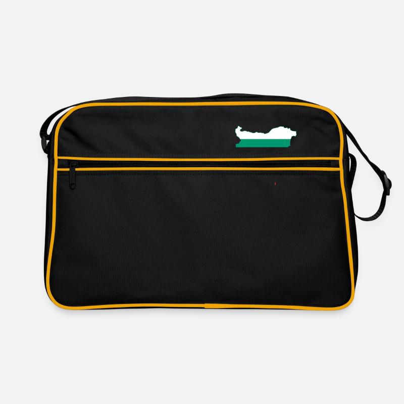Bulgarien - Retro Tasche - Schwarz/Gold