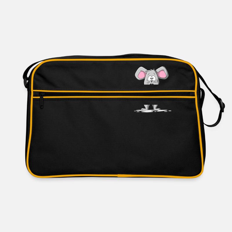 Anxious mouse Retro Bag